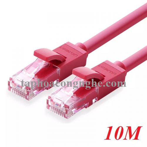 Ugreen 11215 10M màu Đỏ Cáp mạng LAN cat6 UTP NW101 30011215